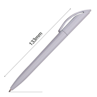 Stylo bille personnalisé avec corps et clip de couleur au choix, action rotative, écriture fluide, fin et léger, idéal pour les professionnels
