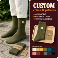 Chaussettes de sport de luxe pour hommes, brodées et imprimées, en coton tricoté, avec logo de marque, emballage en vrac, chaussettes de créateur personnalisées