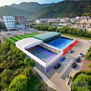 Toldo Retráctil Motorizado Eléctrico Grande de Instalación Rápida para Exteriores, Almacenes, Hangares, Campos Deportivos y Pistas de Pádel - Product Image 1