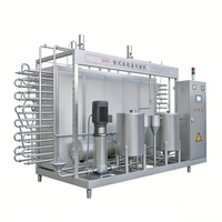 Machine de pasteurisation UHT tubulaire à chauffage uniforme pour jus de fruits, lait et eau