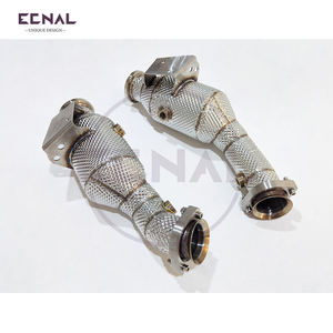 Ecnal s'applique aux modèles Benz <span class=keywords><strong>AMG</strong></span> W205 <span class=keywords><strong>C43</strong></span> 3.0T 2017-2023, downpipe en acier inoxydable avec catalyseur - Product Image 4