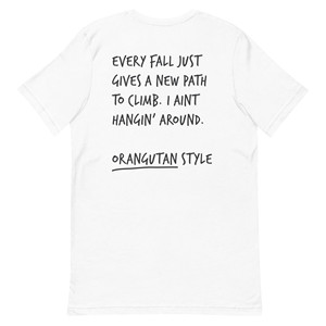 T-shirt brodé en coton Think Ocean Orangutan Aspirations - Product Image 5