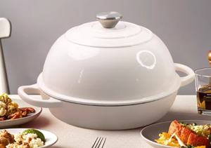 <span class=keywords><strong>Cocotte</strong></span> <span class=keywords><strong>en</strong></span> <span class=keywords><strong>fonte</strong></span> émaillée durable de 26 cm pour la cuisson du levain et des casseroles <span class=keywords><strong>sur</strong></span> cuisinière à <span class=keywords><strong>gaz</strong></span> - Product Image 2