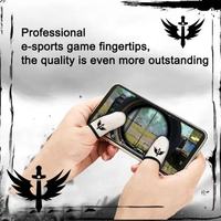 Ces manchons de doigt en verre argenté pour jeux vidéo sont durables, antidérapants et légers, et sont spécialement conçus pour les jeux mobiles.