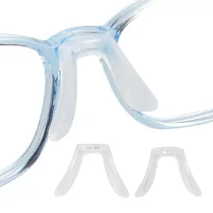 Bantalan Potongan Hidung Pengganti Bentuk U Silikon untuk Aksesori Kacamata
