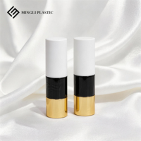 Vente en gros de tubes en plastique personnalisés réutilisables, emballages en kraft, tubes rechargeables pour baume à lèvres, tubes à lèvres magnétiques, tubes cosmétiques, couleur et logo personnalisés