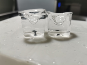 נירוסטה מסחרי 132 lb בלוק ביצוע מכונה מקורר אוויר 200 ק "ג קיבולת אחסון קרח - Product Image 4