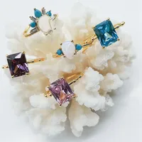 Bagues ajustables avec pierres précieuses, 925 argent Sterling, Quartz naturel, bohème, rubis, Mystic, hommes, pierres précieuses redimensionnables, cristal