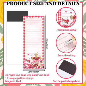 Notas Adhesivas Magnéticas Personalizadas, Creativas, Largas y Aromáticas, con Estilo Único, Parte Trasera Magnética Suave, Imágenes y Colores Personalizables - Product Image 2