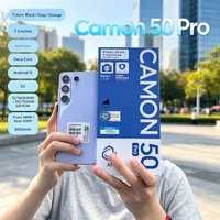 Smartphone TECNO CAMON50 Pro 512 Go 24 Go de RAM 5G Android 13 Écran AMOLED Capteur d'empreintes digitales Caméra arrière Fabriqué en Chine