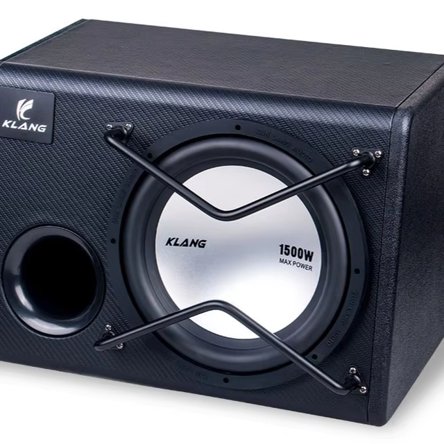 Factory Wholesale Best Price Power Built in Amplifier Subwoofer 10 Inch Trapezoidal Strong Bass Sound Car Speakers Subwoofer Box