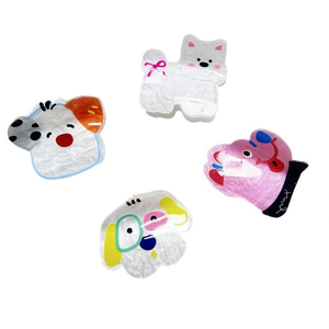 Fermagli per capelli Nini Puppy da 7 cm con design a cartoni animati per bambini e donne - Product Image 1