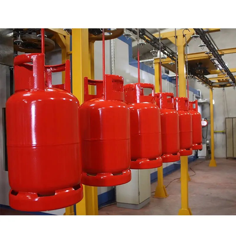 Ensemble de cylindres de gaz au gpl, cylindres, lignes de fabrication pour réaliser des cylindres, l'usine de fabrication au gpl