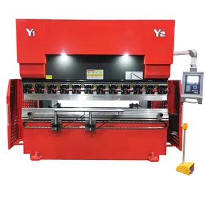 Hot sale in Europe 4+1 axis 80T2500mm cnc hydraulic press brake with Delem DA52S