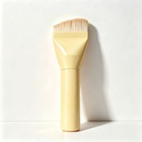 Pinceau Fond de Teint Grand Format à Poils en Nylon, Manche en Plastique, Sans Absorption de Liquide, Base Lisse, Outil Cosmétique
