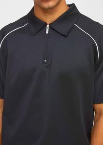 Black Oversized Boxy Polo & Short <b>Set</b> <b>2</b> <b>Piece</b> Lounge <b>Sets</b> Black And <b>White</b> Essentials <b>Set</b> - Product Image 5