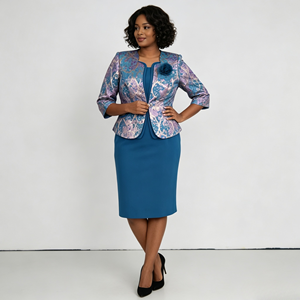 Robe rose sans manches pour femmes grandes tailles, longueur genou, col carré, style élégant printemps - Product Image 5