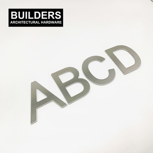 Nhà Xây Dựng Thép Không Gỉ Ngoài Trời Nhà Hiện Đại Căn Hộ Phòng Bảng Chữ Cái Bảng Chữ Cái Kim Loại Cửa Tấm Thư - Product Image 1
