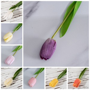 ดอกทิวลิปประดิษฐ์ CallaFloral ทำจากโพลีเอสเตอร์ สำหรับตกแต่งภายในบ้าน งานแต่งงาน สไตล์ INS สำหรับการค้าอีคอมเมิร์ซข้ามพรมแดน - Product Image 3