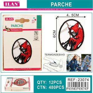 Patch ILAN 6x4,5 cm Termoadesivo per Abbigliamento - Product Image 1