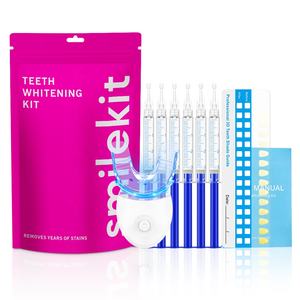 Kit de blanchiment des dents <span class=keywords><strong>Smilekit</strong></span> avec lumière LED, système de blanchiment des dents à domicile efficace et professionnel, gel de blanchiment des dents 6 pièces - Product Image 6