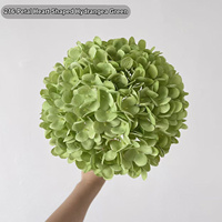 Bunga Hydrangea Buatan Bentuk Hati 216 Kelopak, Tangkai Bulat, untuk Dekorasi Vas Pernikahan (Grosir)