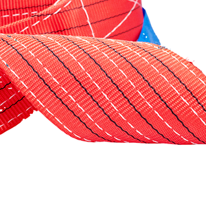 Toptan göz dokuma Sling askı 1-8 <span class=keywords><strong>Ton</strong></span> yüksek çekme Polyester kaldırma sapan vinç kaldırma kayışı - Product Image 6