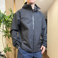 Chaqueta de carcasa blanda personalizada para hombre, impermeable, a prueba de viento, transpirable, Rip-Stop, tejido ecológico de poliéster/nailon, apto para exteriores