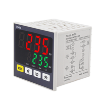 Controlador digital inteligente de temperatura PID para máquina de sellado de contenedores de alimentos, doble salida, entrada múltiple, 72x72 SSR, TC4M