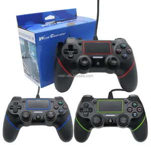 RALAN – manette de jeu filaire pour Console Playstation 4, Joystick, Vibration, vente en gros