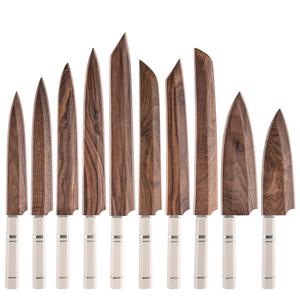 Couteau à sushi et sashimi Grandsharp avec étui magnétique en bois de noyer, étui pour couteaux à <span class=keywords><strong>saumon</strong></span>, protection de lame en bois Saya - Product Image 2