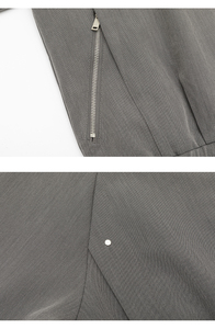 Autunno nuovo abbigliamento da lavoro a blocchi di colore esterno, giacca vecchio stile, giacca con risvolto per <span class=keywords><strong>uomo</strong></span> e donna - Product Image 3