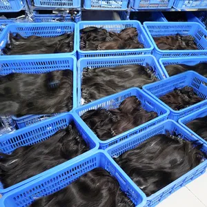 Mèches brésiliennes naturelles en lot, distributeur de tissage de cheveux, cheveux vierges 10a, non traités, vente en gros, vente en gros