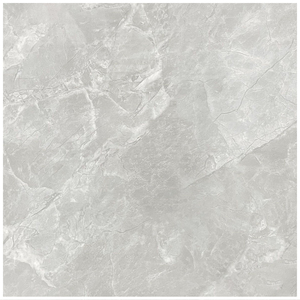 Azulejos de Porcelana Pulida Esmaltada de Cuerpo Completo, Diseño Mármol Azul Claro 600x600, Grado 3A, Antibacterianos, para Paredes y Suelos de Sala de Estar - Product Image 1