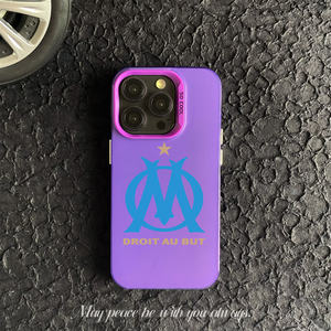 Coque de Téléphone Unique Multicolore Design Football de Marseille pour iPhone Xs Xr 11 12 13 Mini 14 15 16 Pro Max - Product Image 2