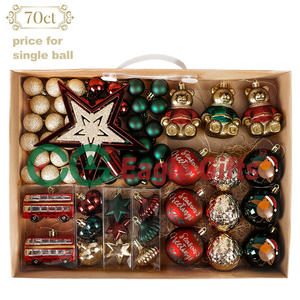 Adornos Bolas De Navidad Noel di plastica di natale Set di palline di natale ornos Adornos Bolas De Navidad Noel - Product Image 2