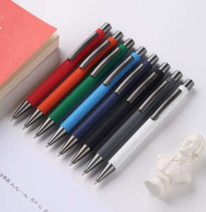 Bolígrafo promocional Business Sports Logo con bolígrafo de metal de aluminio recubierto de goma - Product Image 5