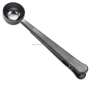 2 In 1 Roestvrijstalen Koffie Lepel Zak Clips Dialers Bar Accessoires Vorken Dessert Koffie Roestvrij Lepel - Product Image 1