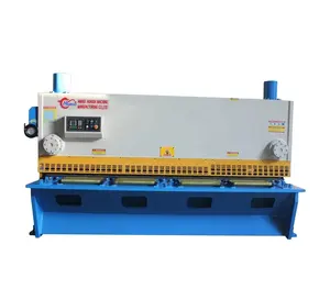 QC11K with E21S hydraulic guillotine CNC shearing machine