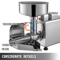 Roestvrijstalen Kleine Keuken Tomatensaus Verwerkingsmachine Tomatensaus Juicer Making Machine