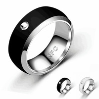 Bague connectée Nfc en céramique noire, pour hommes et femmes, étanche, intelligente, à la mode, bijoux, cadeau de vacances, pour Couple, nouveau