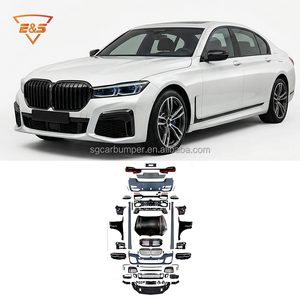 Kit Carrozzeria di Alta Qualità per BMW Serie <span class=keywords><strong>7</strong></span> G11 G12 2010-2020, Aggiornamento al Nuovo Modello 2021+ G12 LCI M Sport con Paraurti e Luci - Product Image 4