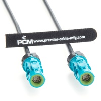 Cable Rosenberger D4K14A-1D5A5-Z IP67 Impermeable HSD, Cable HSD Código Z Hembra a Hembra 535 LVDS, Arnés de Cables LD5-105-2000-Z-Z