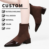 Chaussures pour femmes au design personnalisé, style nouveau, sexy, talons hauts de luxe 4,7 cm, bottines à lacets, coutures diagonales et empiècements WX-157Y