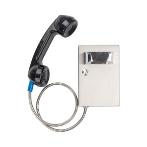 Teléfono de prisión a prueba de roturas, resistente al agua y a la humedad, montado en la pared, teléfono público para reclusos. - Product Image 6