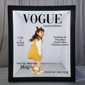 Cabina de Fotos para Revistas con Código QR para Descarga, Impresión Autoservicio, Cámara iPad con Bluetooth para Influencers y Eventos Sociales - Product Image 1