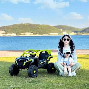 Voitures électriques rechargeables tout-terrain pour enfants de 3 à 12 ans, <span class=keywords><strong>petites</strong></span> roues en plastique avec musique, lumières et télécommande - Vente chaude - Product Image 6