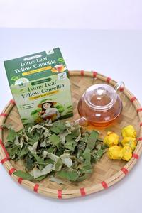 Solution d'exportation de thé botanique personnalisé : Mélange de thé aux feuilles de lotus et camélia jaune, sachets de thé séché premium de 2g, bienfaits pour la santé, du Vietnam - Product Image 3