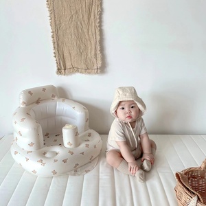 Popular Style <b>Inflatable</b> Learning Chair Anti-fall Training Chair Baby BB Learning <b>Inflatable</b> <b>Sofa</b> Bath Stool - Product Image 5