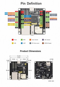 Placa de Desarrollo ESP32-P4-NANO-WIFI6-DB, RISC-V de Doble Núcleo a 400MHz + Núcleo Único a 40MHz, Wi-Fi6 de Doble Banda y BLE5 - Product Image 4